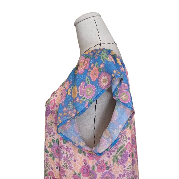 Spell & The Gypsy Collective Juniper Tiered Floral Dress Small - Picture 12 of 16